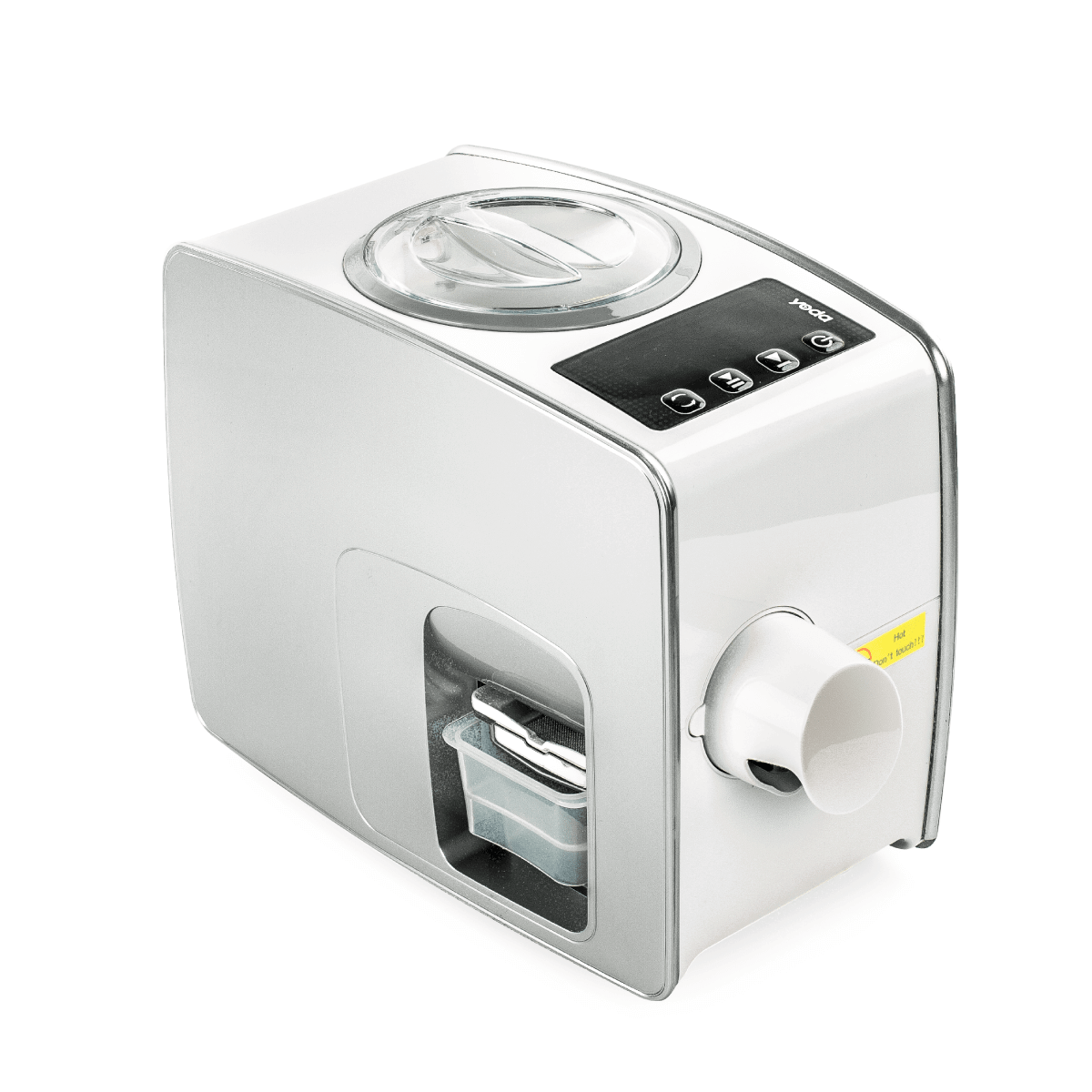 Yoda Home Pro oljepresse som presser kaldpresset olje fra hamp, linfrø og sesam – hjemmelaget sunn olje med naturlig smak.