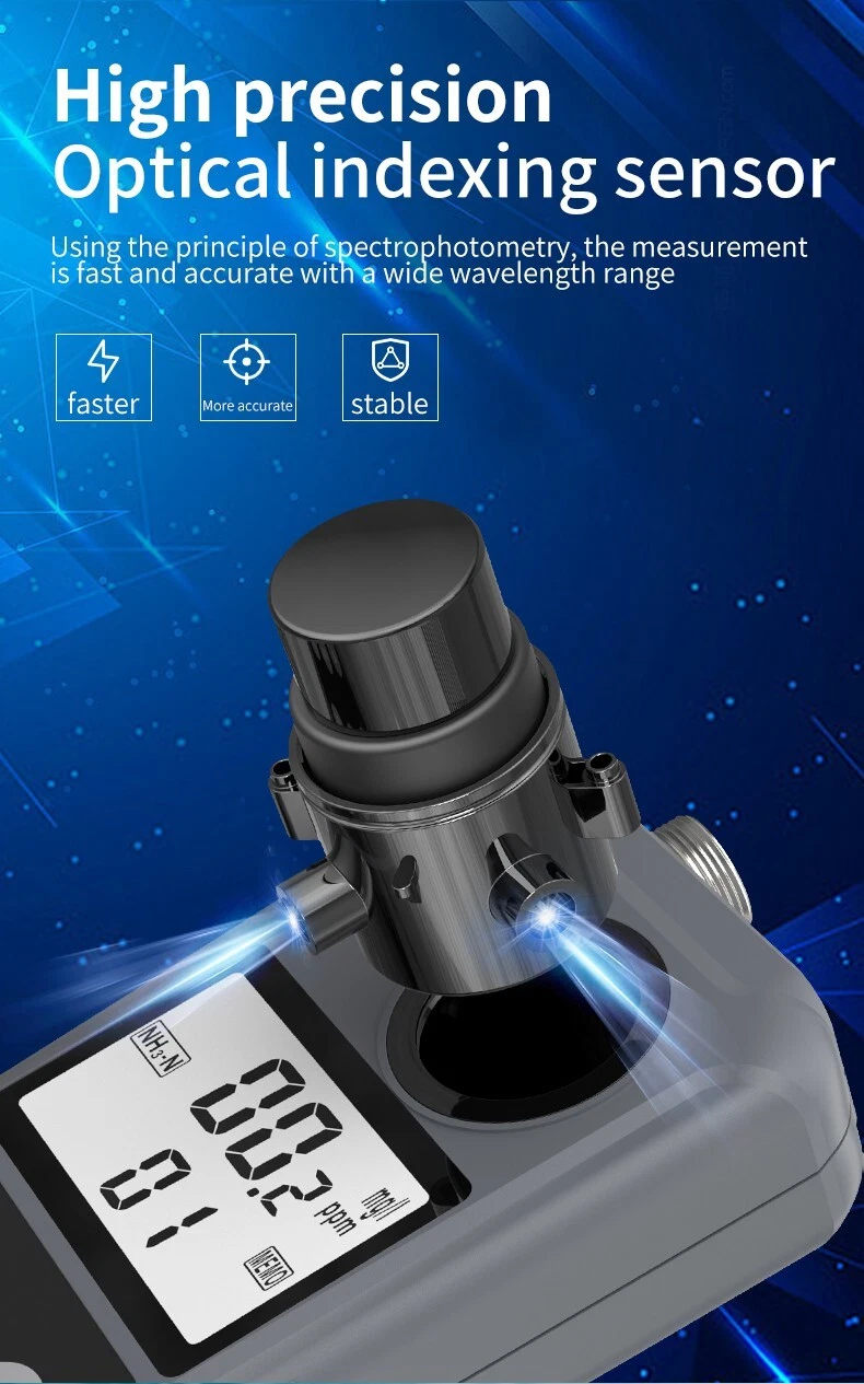 AE86065 turbiditetsmåler måler vannprøve i laboratoriebeholder